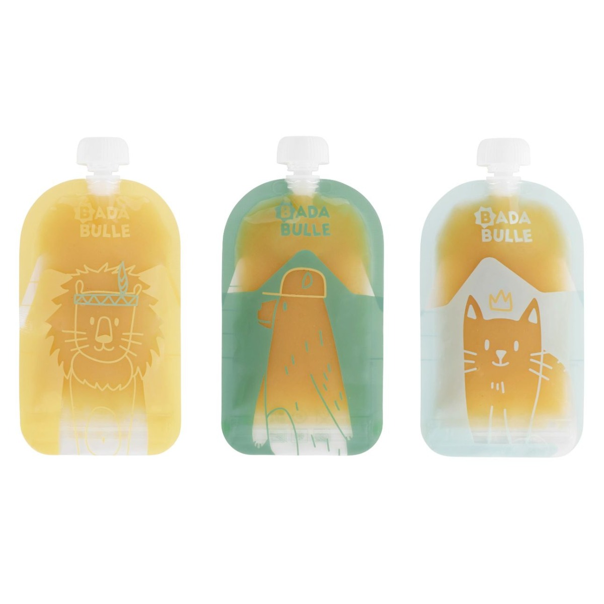 Badabulle korduvkasutatavad toitmiskotid 15tk