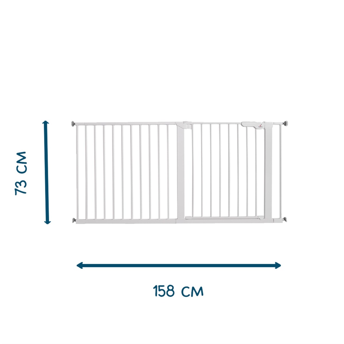 BabyDan turvavärav Premier Extra Wide 158cm