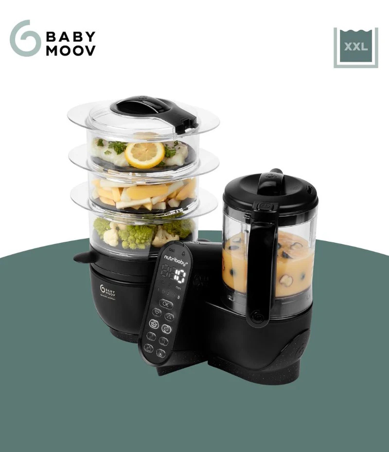 Babymoov köögikombain Nutribaby Plus XL Mineral Black