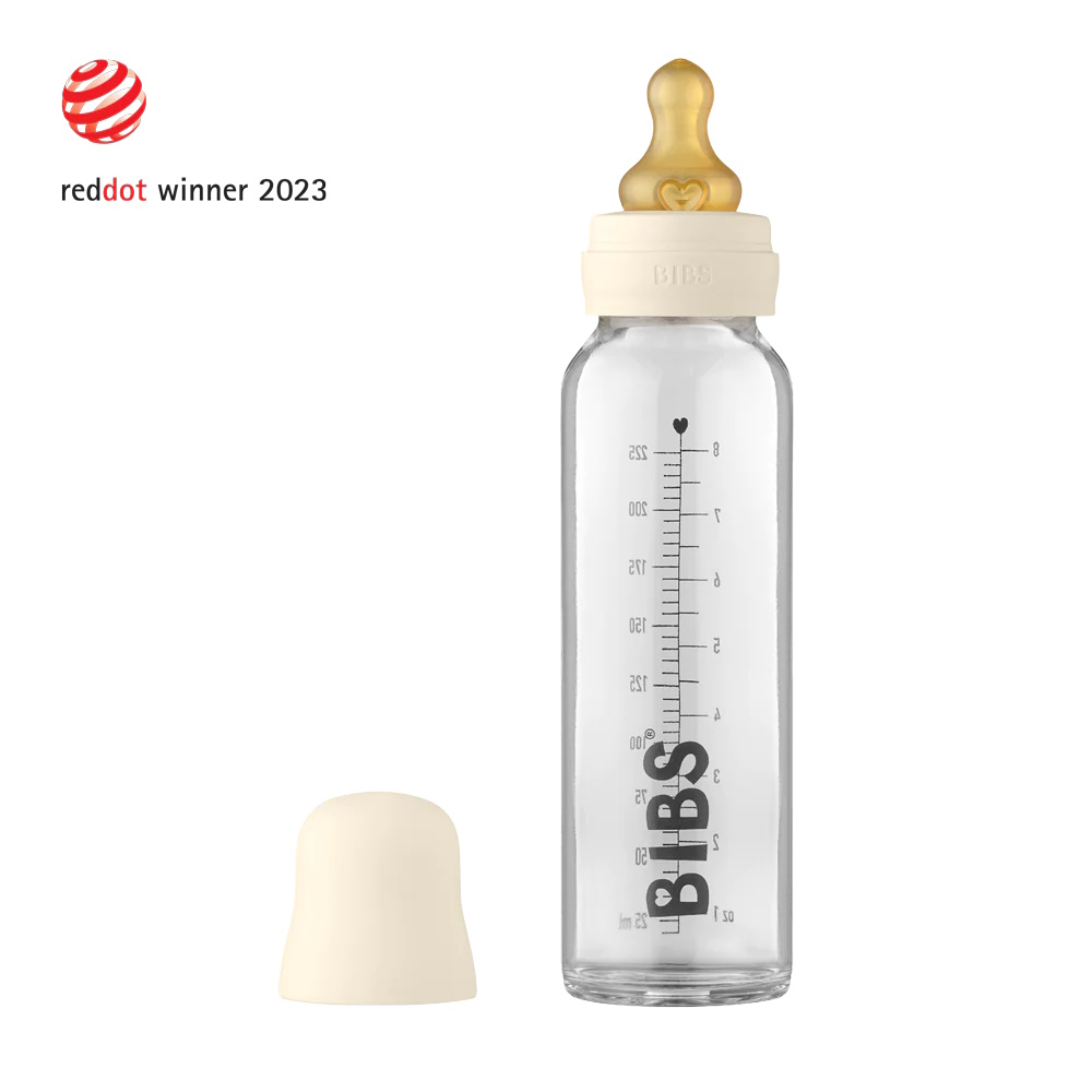 Bibs klaasist lutipudel 240ml