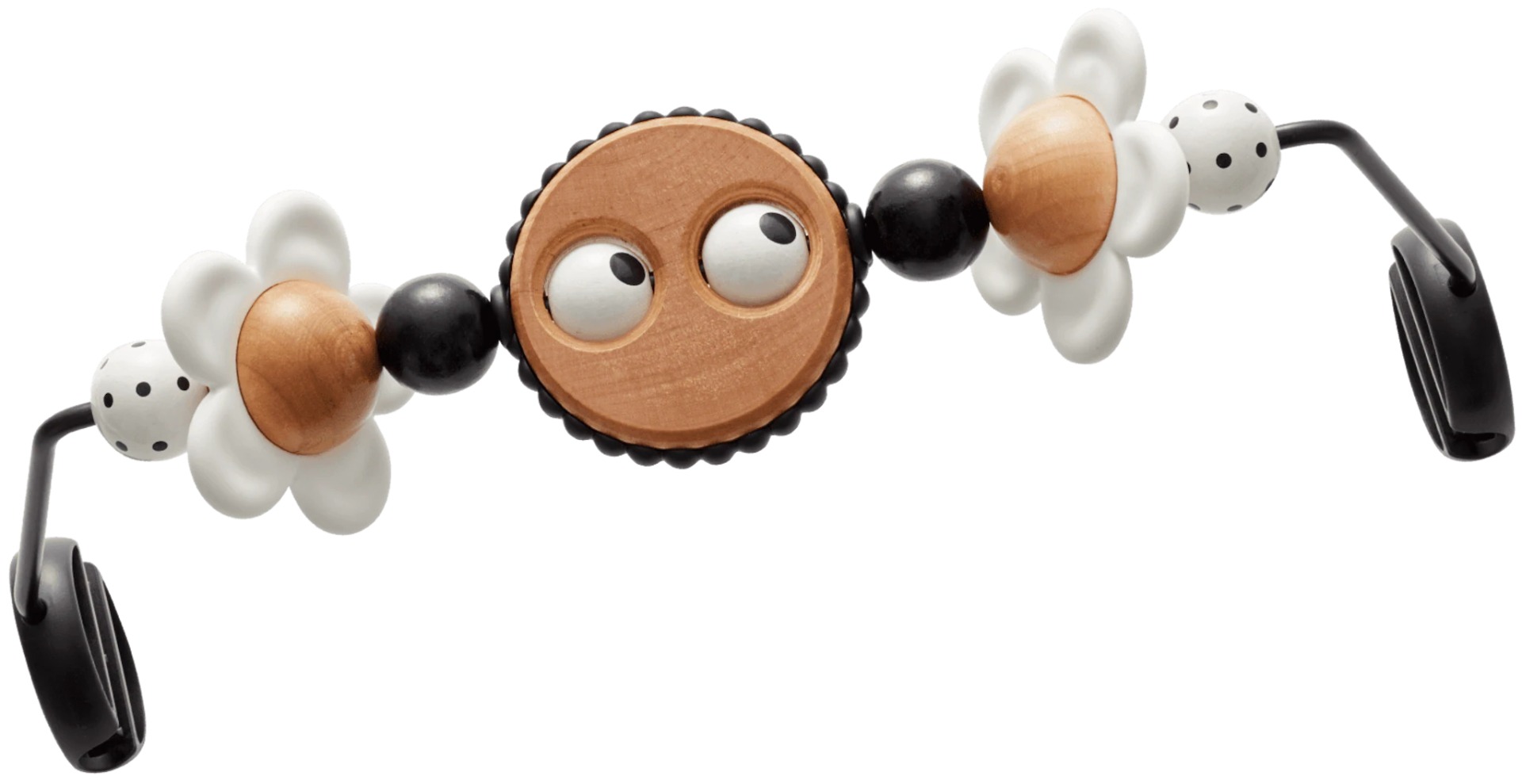 BabyBjörn mängukaar Googly Eyes Black-White