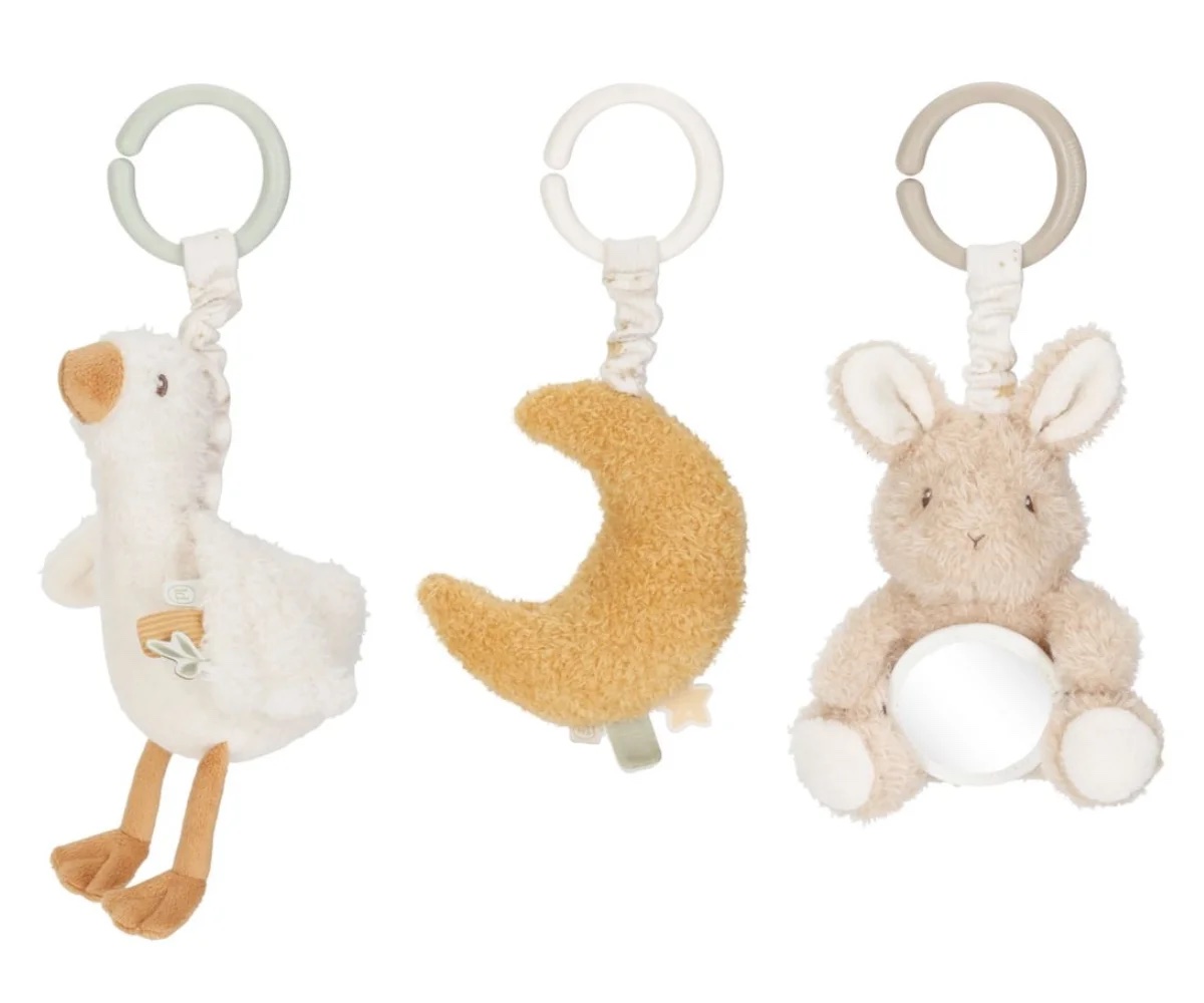 Little Dutch Tõmba-ja-värista lelude komplekt Newborn Naturals