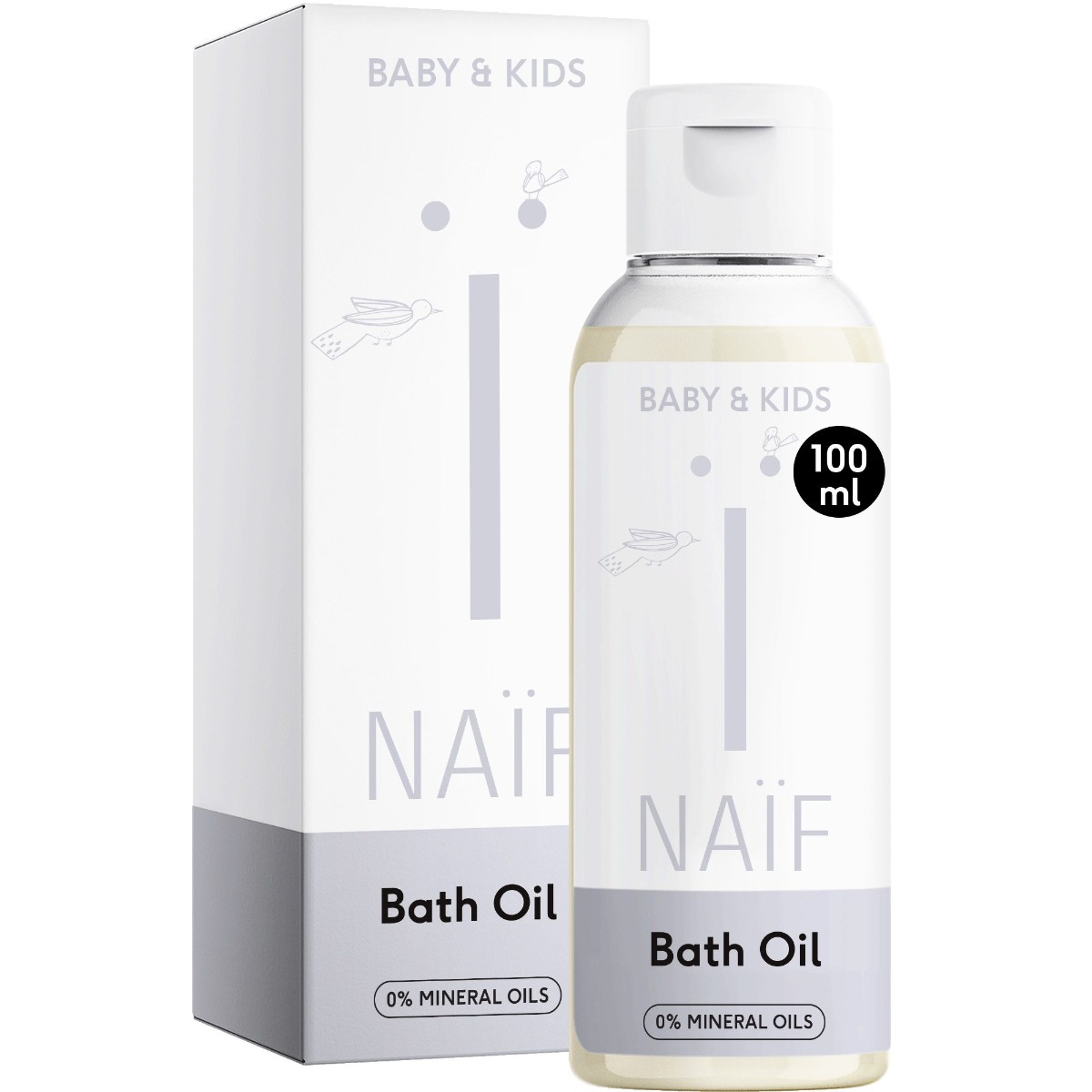 Naif piimjas vanniõli 100ml