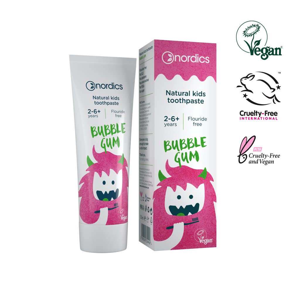 Nordics looduslik hambapasta lastele, 2-6a