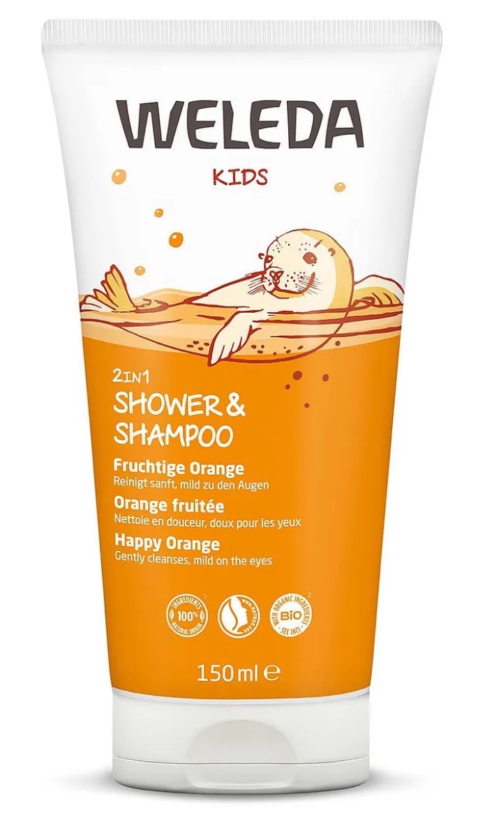 Weleda laste shampoon dushikreem apelsin
