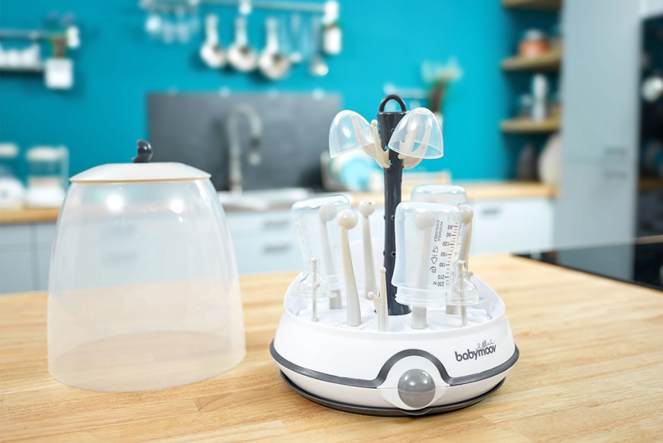 Babymoov lutipudeli steriliseerija Turbo Steam