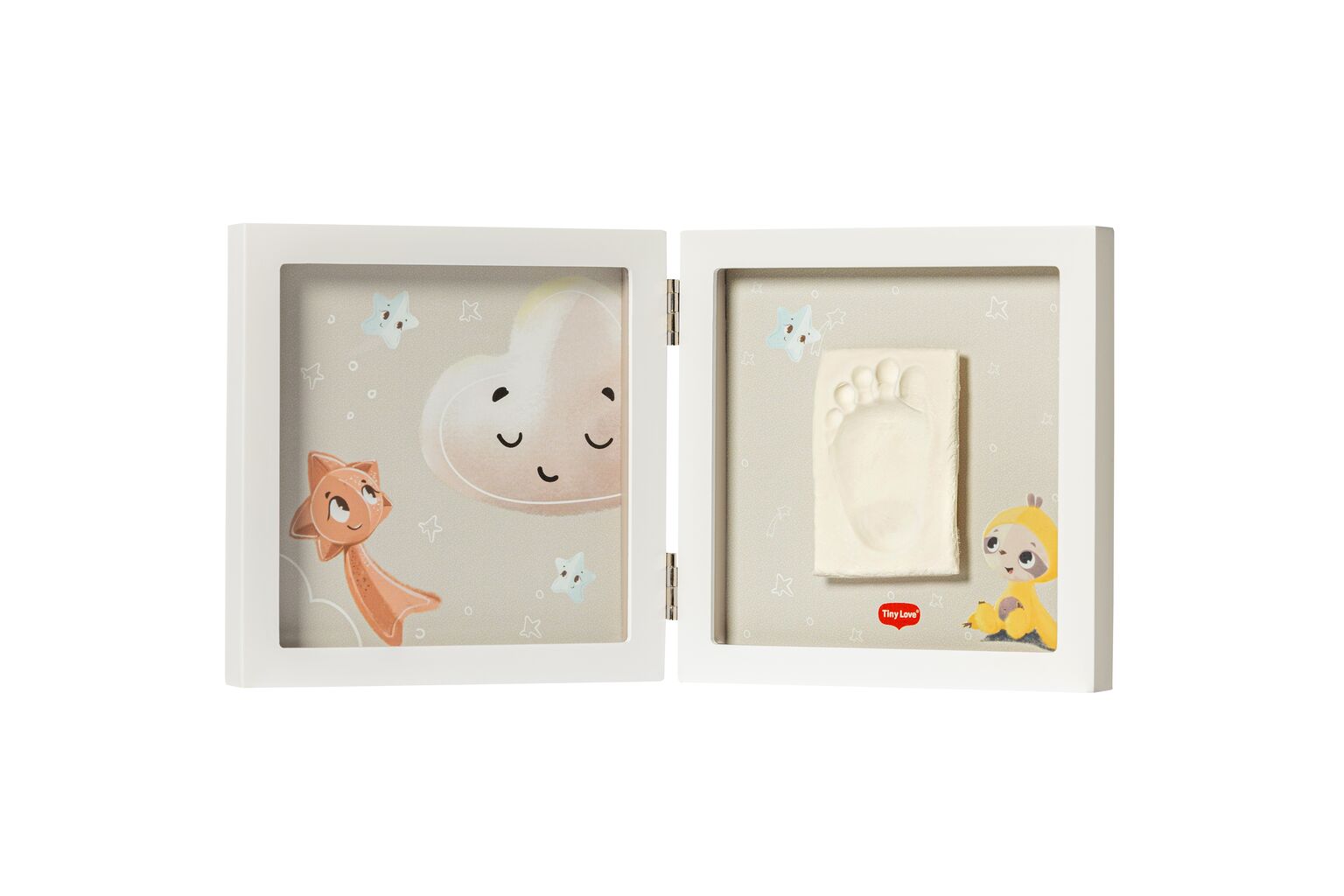 Tiny Love Simple Frame White käe- ja jalajälje komplekt