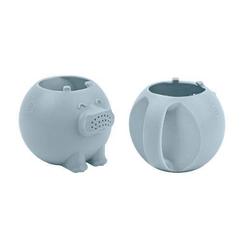 Badabulle silikoonist vannimänguasi-kastekann Hippopotamus