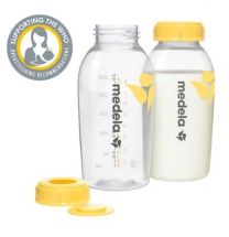 Medela rinnapiima pudelid kaanega 250ml 2tk